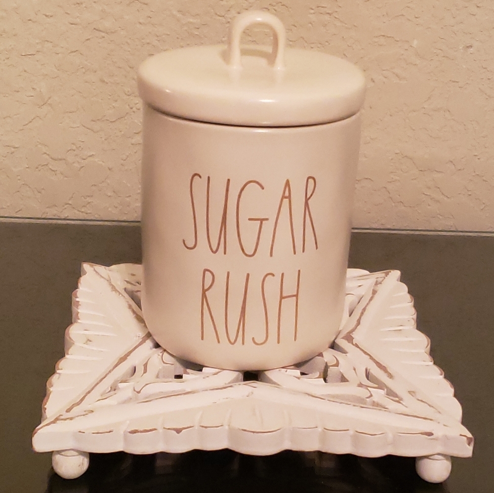 Rae Dunn SUGAR RUSH Small Canister.